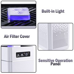 4PCS Home HEPA Air Purifier Large Room Air Cleaner for Allergies Smoke Mold Odor