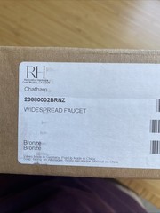 RH Restoration Hardware Chatham Lever Handle Wide Spread Faucet Bronze 059