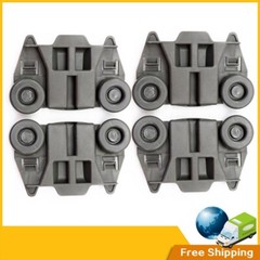 (4 Packs)W10195417 UPGRADED Dishwasher Wheels Lower Rack fit kenmore whirlpool