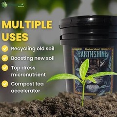 Earthshine Biochar Blend Soil Amendment 30 lbs by GreenGro Biologicals