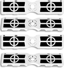 4 PACK FOR Frigidaire FRGPAAF2 PureAir AF-2 GRFC2353AF Air Filter Replacement