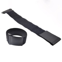 Black Hook and Loop Heavy Duty Strap Strapping Cable Ties with Buckle 15cm-600cm