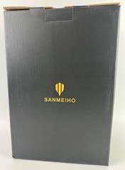SANMEHO 16-Piece Stainless Steel Knife Block Set Knives+Sharpener