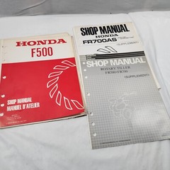 Genuine Honda Shop Service Repair Manual Book F500 F 500 Tiller Rototiller