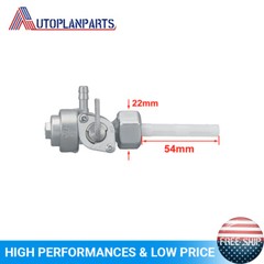 M16 x 1.5 1/4″ Fuel Shut Off Valve Petcock Switch for Generator Gas Engine Tank