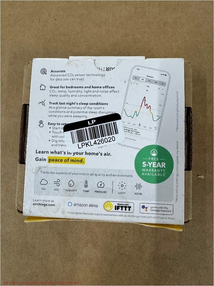 Airthings Wave Enhance Indoor Air Quality Monitor