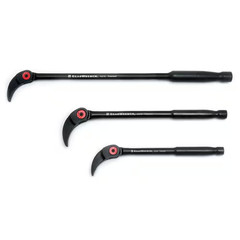 8 In., 10 In., and 16 In. Indexing Head Pry Bar Set (3-Piece)