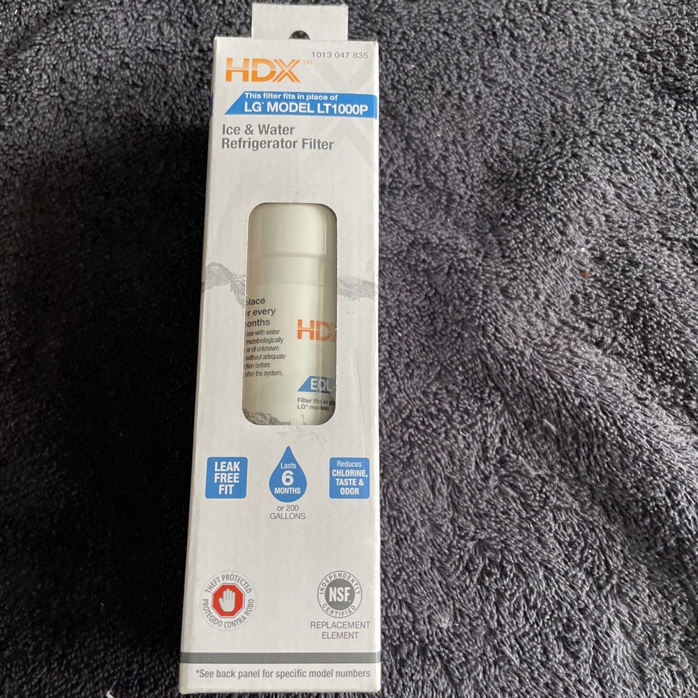 HDX EQL-1-S Standard Refrigerator Water Filter Replacement For LG LT1000P