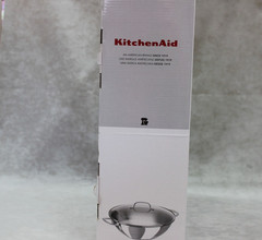KitchenAid Wok Stir Fry Skillet with Glass Lid 12.5 Inches Never Used In Box