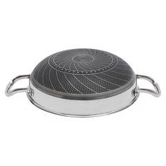 12-inch Stainless Steel Sauté Pan Skillet Non-stick Frying Pan With Lid