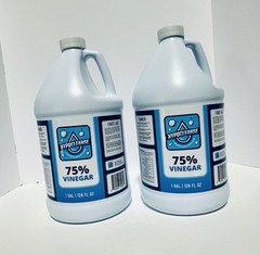 75% Vinegar – Concentrated Acetic Acid – All Natural Cleaning Vinegar – 1 Gallon