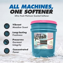 Ultra Fresh Platinum 5 Gal Spring Fresh Fabric Softener Up to 640 Loads (6 Pack)