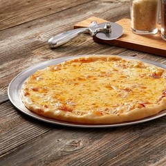 Durable Aluminum Baking Pan Crispy Crusts Commercial Oven Safe Round Tray New