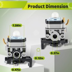 Carburetor For Husqvarna SelectTrimmer Blower 224 L, 324 HDA 55X, 324 LDX, 324 L