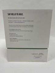 Jolie Filtered Showerhead Annual Pack w/4 Total Filter Refills Brushed Steel New