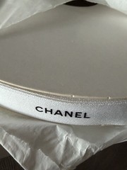 Chanel Classic White Ribbon New. In original package. 100 meters. Authentic.