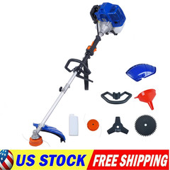 43CC Weed Wacker Gas Powered, 3-in-1 Gas Weed Eater 2-Cycle String Trimmer Yard