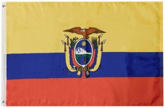 Ecuador Country Premium 100D Woven Poly Nylon 3×5 3’x5′ Flag Banner Grommets