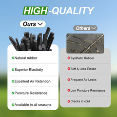 2Pack 20×8.00-8 20×8-8 20x10x8 20x8x8 Lawn Mower Inner Tubes TR13 Straight Valve