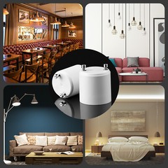 GU24 To E27 /E26 Screw LED Light Lamp Bulb Base Adapter Socket Converter Adaptor