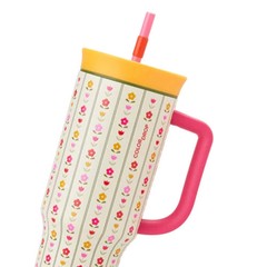 Owala 40oz Tumbler Flower Crown Color Drop FreeSip Water Bottle Mother’sDay Gift