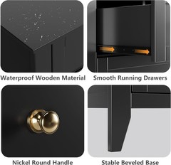 5 Drawer Dresser for Bedroom,Tall Dresser Chest of Drawers,Wood Bedroom Dressers