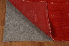 Rust Indian Tribal Style Rug 5×6 Hand-knotted Wool Oriental Carpet for Any Room
