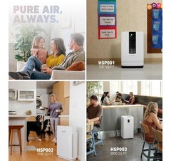 HATHASPACE Smart Air Purifiers 2.0 for Home Large Rooms – HSP002 1500 Sqft