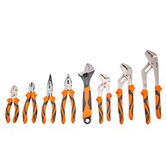 VEVOR Pliers Set Groove Joint Pliers 8-Piece High Carbon Steel 12″/10″/8″/6″