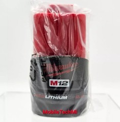 Milwaukee M12 CP2.0 12V 2.0Ah Battery (48-11-2420) & Charger Kit (48-59-2401)
