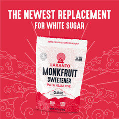Lakanto Classic Monk Fruit Sweetener with Allulose, 1 lb, 1 Count