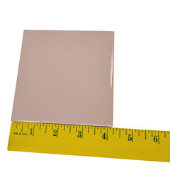 Mamie Pink Ceramic Tile 4.25 in Subway Square Vintage Classic Color 063 Venetian