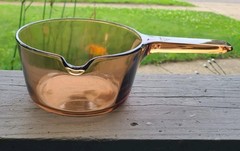 New Open Box 1984 Visions Cookware Rangetop 1.5-QT Covered Double Boiler V-20-N