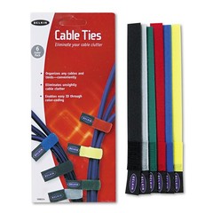 6 Pack Cable Ties 8 Inch Cord Management Organizer Fastener Wrap Multi Pack