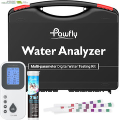 7 in 1 Digital Water Testing Kit, 50 Strips Hot Tub Test Kit, Digital Pool Water