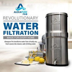 Genuine Alexapure PRO 2387 Replacement Water Filter 1 Filter Pack Black