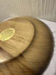 Myrtlewood 10.25 X 10.25 Serving Platter Plate Salem Oregon Holy Land Preowned