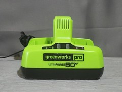 Greenworks Pro Dual Port Ultra Power 60V 60 Volt Super Charger CH60DP01