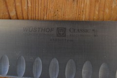 Wusthof Classic 7″ Santoku Knife 4183/17cm Stainless Hollow Edge- Excellent Cond