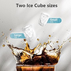 Ice Makers Countertop,Portable Ice Machine with Crushed Ice, 35lbs/Day