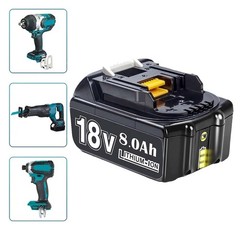 2PACK Battery /Charger For Makita 18Volt 8.0Ah LXT Li-Ion BL1860B BL1830 BL1850