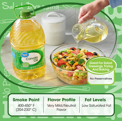 Great Value Canola Oil, 2 gal – Free Shipping