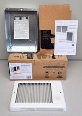 Cadet Com-Pak CSC101W 1000W 120V 3415 BTU Fan Forced Wall Heater White 67549 New