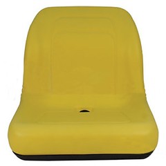 Yellow High Back Seat Fits John Deere Lawn Mower Models L118 L120 L130 L135 L145