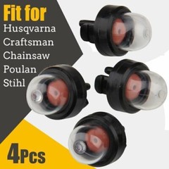 4 Packs Primer Bulb Pump Bulbs for Homelite Echo Stihl Poulan Craftsman chainsaw
