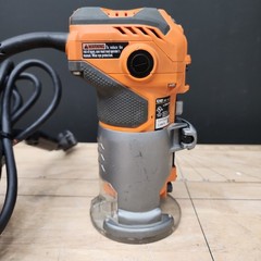 READ DESCRIPTION RIDGID 5.5 AMP Compact Fixed-Base Corded Router R24012