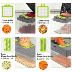 15 in 1 Food Salad Veggie Peelers Slicer Kitchen Vegetable Fruit Chopper Cutter