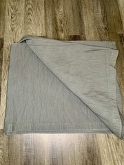 Restoration Hardware Italian Tuxedo Luxe Matelasse King/Cal-King Coverlet Gray