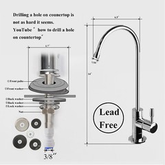 5 Stage Reverse Osmosis RO Water System with Quick Twist Change Filter 75 GPD