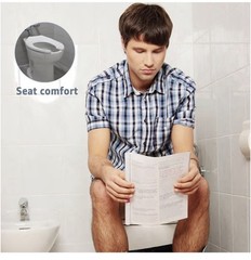 Commercial Toilet Seat Front Open, Toilet Seat Public 18.5 Inch Elongated